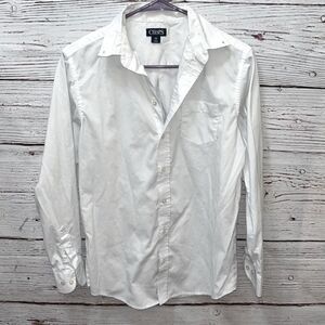 Chaps White Button Down Dress Shirt